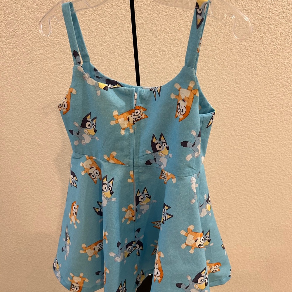 Bluey Cartoon Character Dress